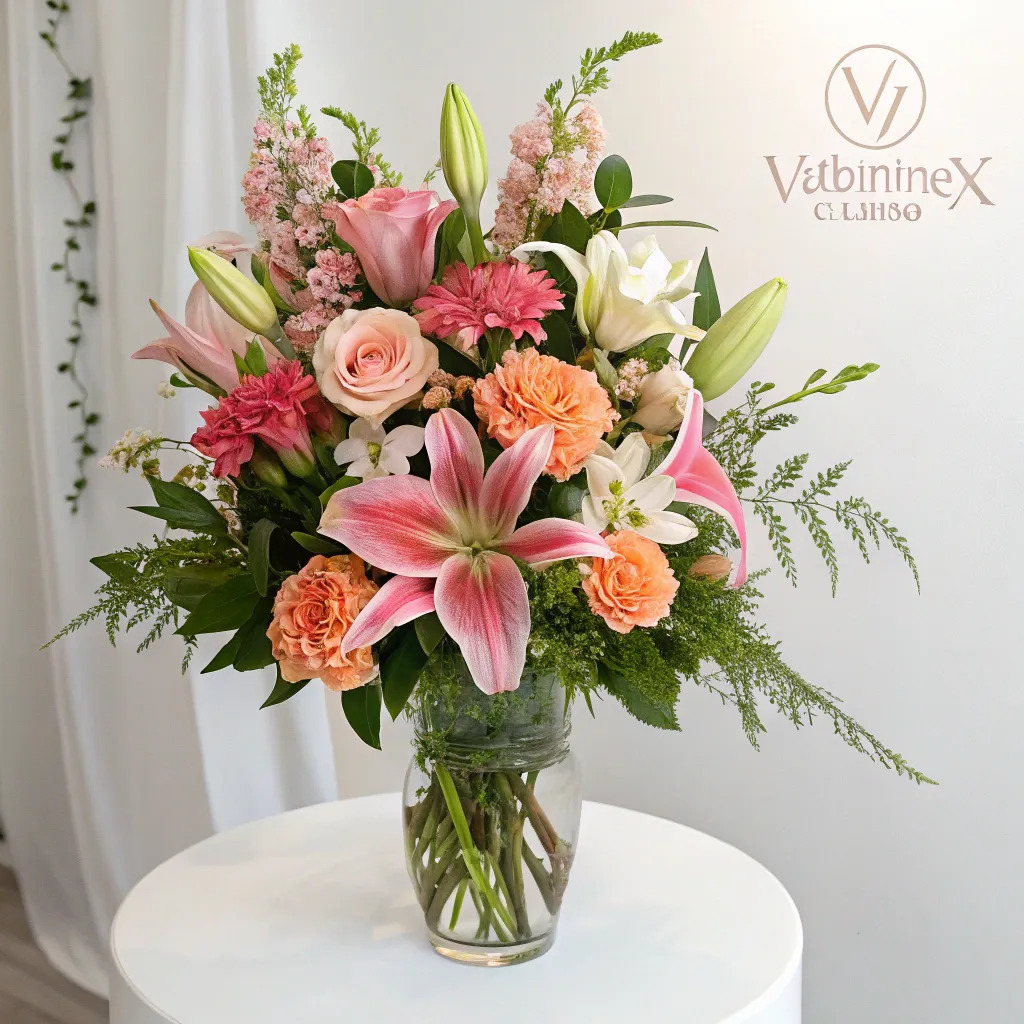 A beautiful floral arrangement at VALTHIRIANEX studio